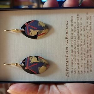 Egyptian Princess Earrings NWOT